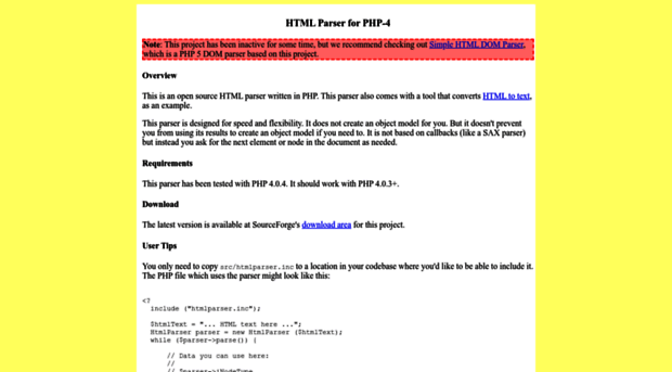 php-html.sourceforge.net