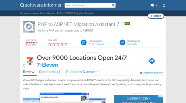 php-to-asp-net-migration-assistant.software.informer.com