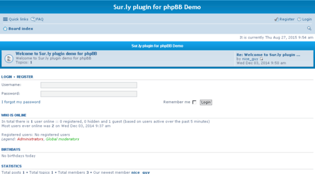 phpbb31.demo.sur.ly