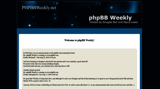 phpbbweekly.net