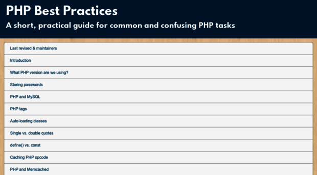 phpbestpractices.org