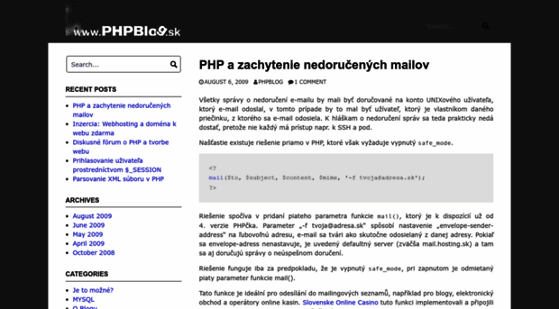 phpblog.sk
