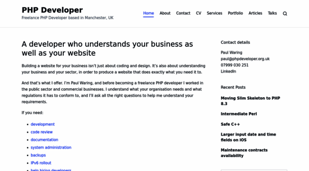 phpdeveloper.org.uk
