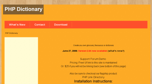 phpdictionary.com