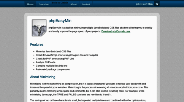 phpeasymin.com