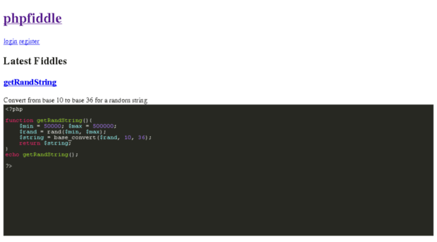 phpfiddle.io