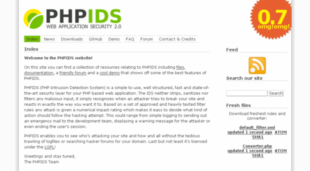phpids.org