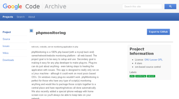 phpmonitoring.googlecode.com