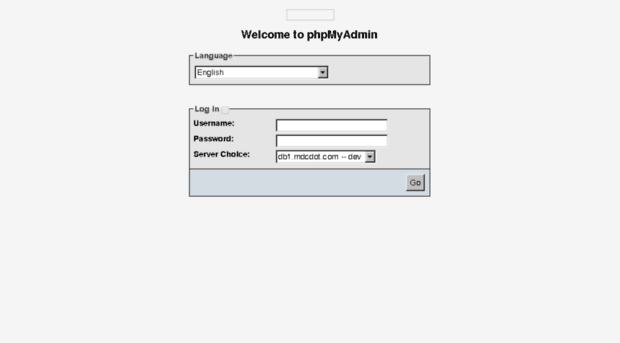 phpmyadmin.mdcdot.com