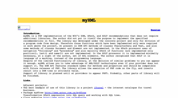 phpmyxml.sourceforge.net
