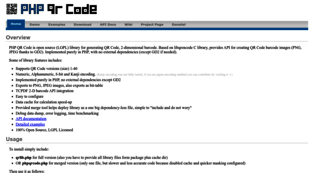 phpqrcode.sourceforge.net