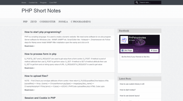 phpshortnotes.com