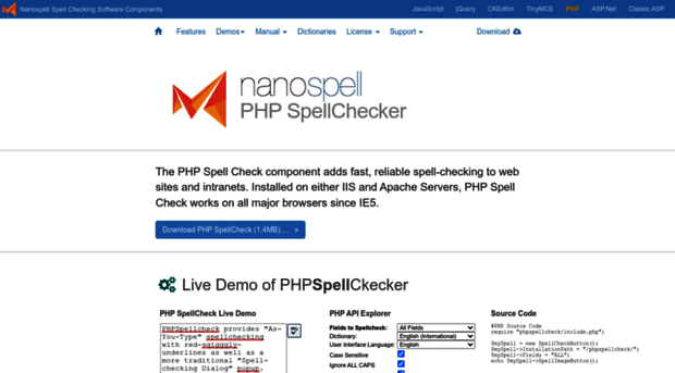 phpspellcheck.com