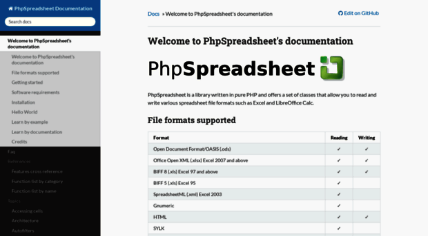 phpspreadsheet.readthedocs.io