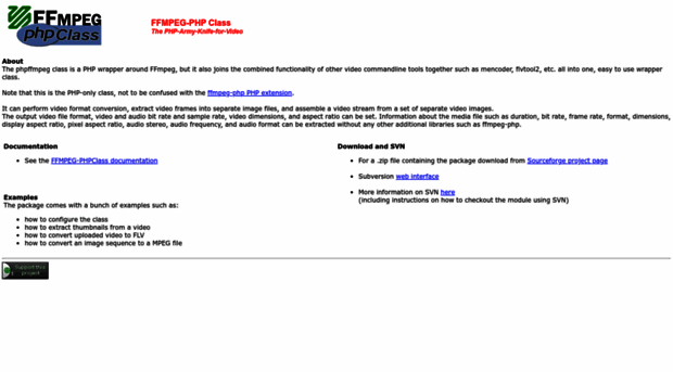 phpvideotoolkit.sourceforge.net