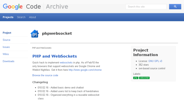 phpwebsocket.googlecode.com