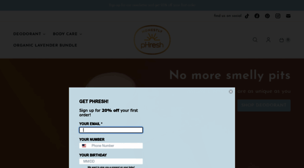 phreshdeodorant.com