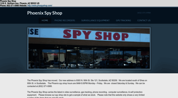 phxspyshop.com