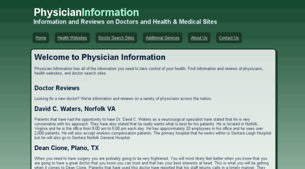physician-information.com