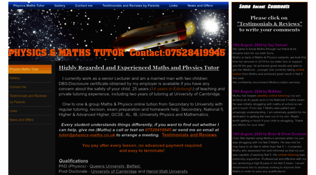 physics-maths.co.uk