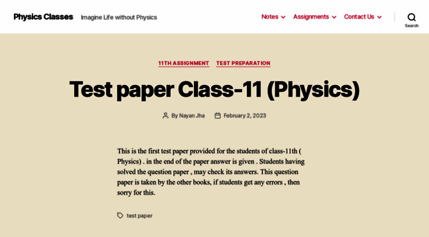 physicsclasses.online