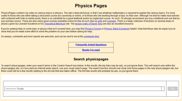 physicspages.com