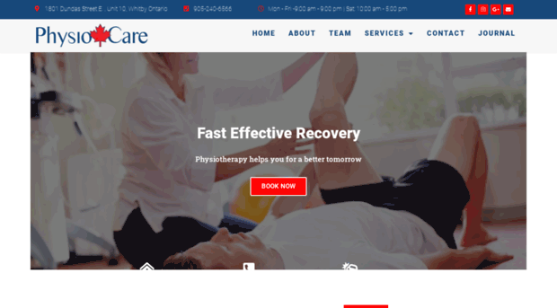 physiocarewhitby.com