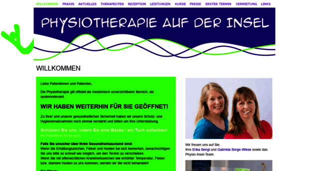 physiotherapieaufderinsel.de