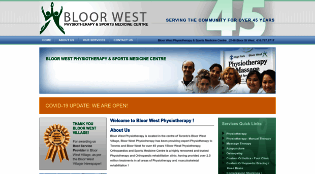 physiotherapybloorwest.com