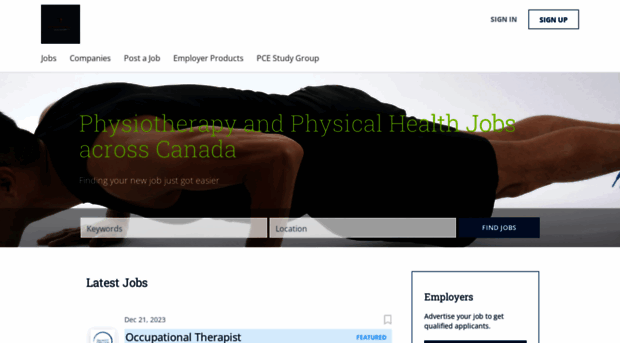 physiotherapyjobscanada.ca