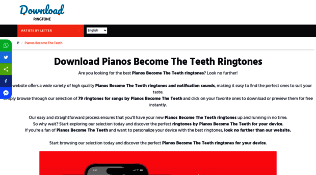 pianosbecometheteeth.download-ringtone.com