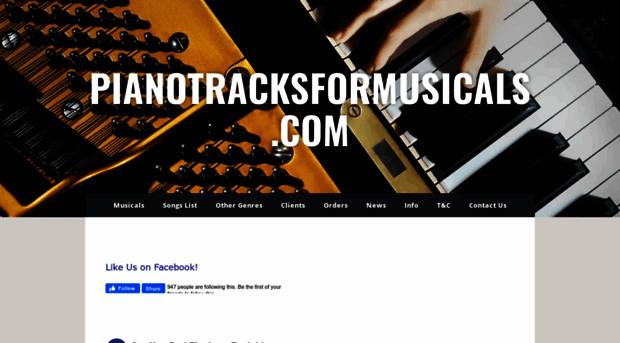 pianotracksformusicals.com