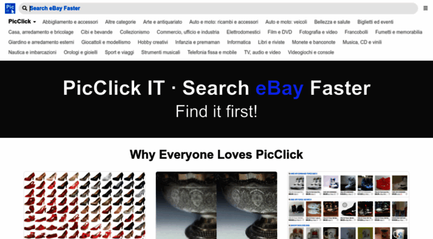 picclick.it - PicClick IT • Search eBay Fast... - Pic Click