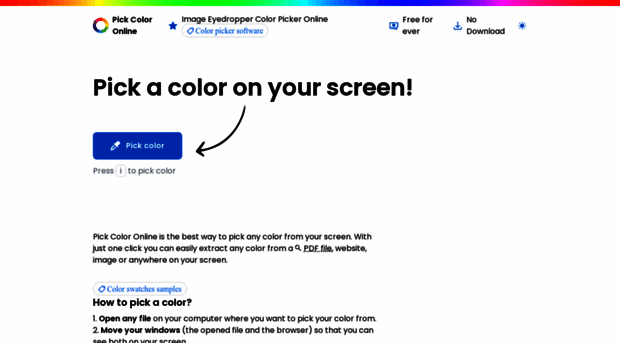 pickcoloronline.com - Pick Color Online - Pick Hex C... - Pick Color Online