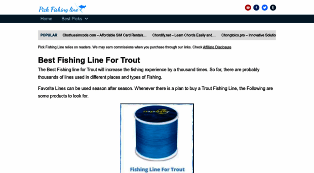 pickfishingline.com