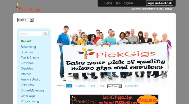 pickgigs.co.uk