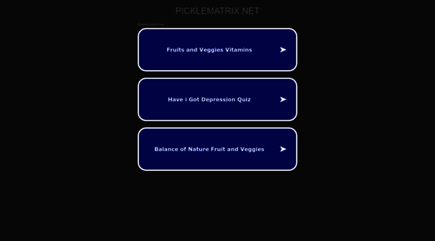 picklematrix.net