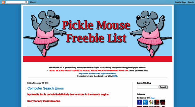 picklemousefreebielist.blogspot.com