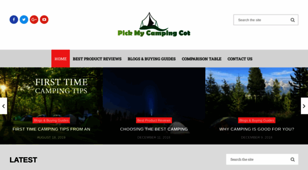 pickmycampingcot.com