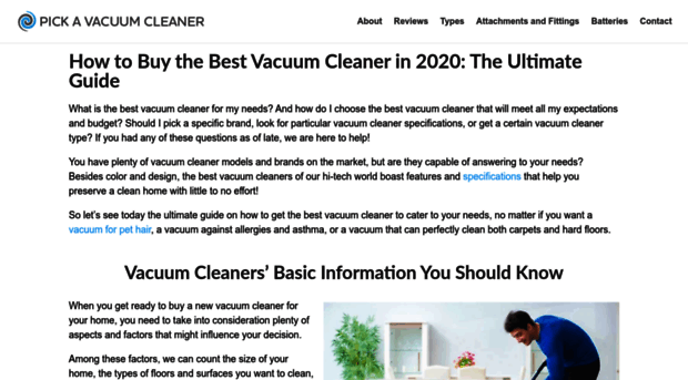 pickvacuumcleaner.com