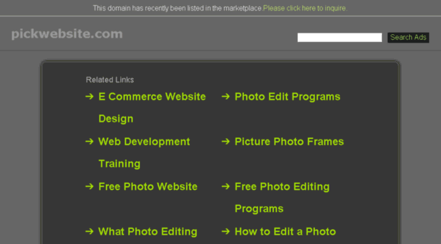 pickwebsite.com