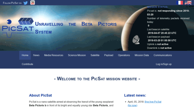 picsat.obspm.fr