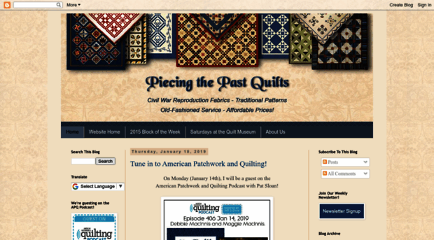 piecingthepastquilts.blogspot.com