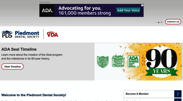 piedmontdentalsociety.com