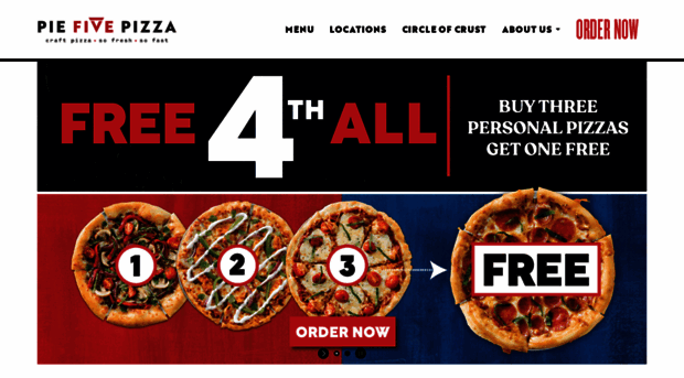 piefivepizza.com