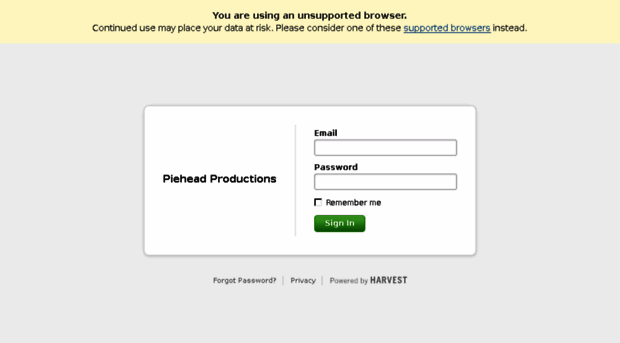 pieheadproductions.harvestapp.com
