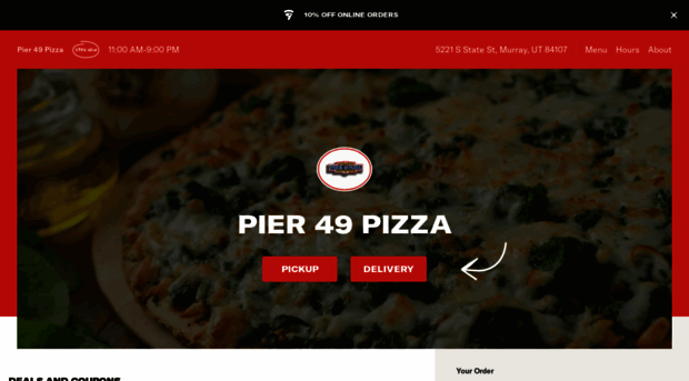 pier49pizzamurray.com