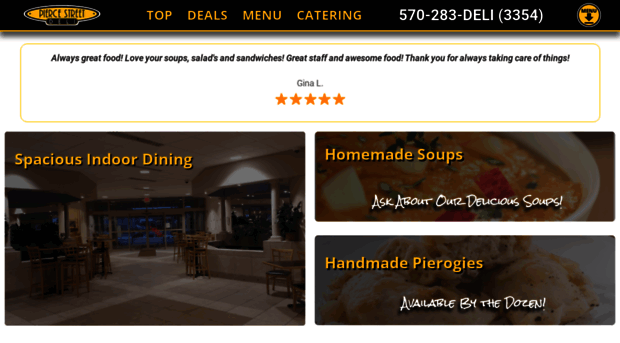 piercestreetdeli.com