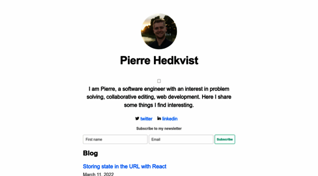 pierrehedkvist.com