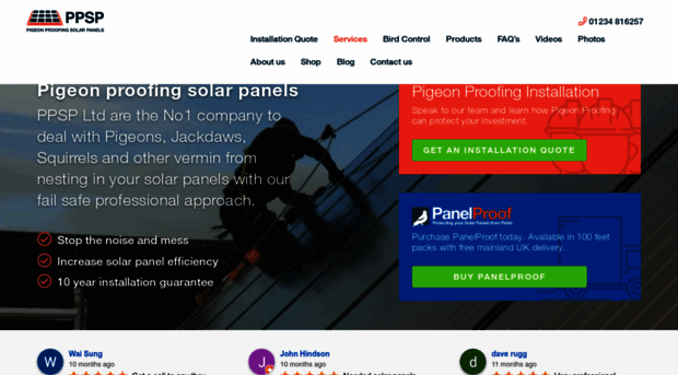 pigeonproofingsolarpanels.co.uk